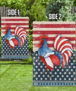 rooster american us flag 3913