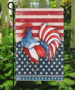 rooster american us flag 6904