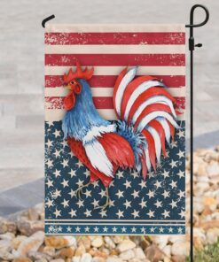 rooster american us flag 7697