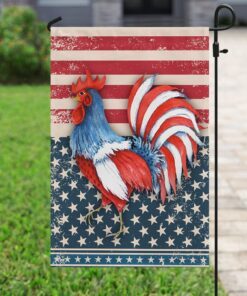 rooster american us flag 7913