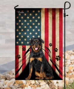 rottweiler american flag 5083