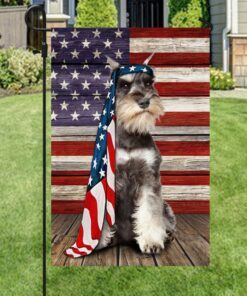 schnauzer dog flag charming dog ntb216fv15 3150