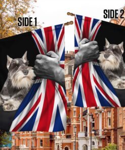 schnauzer dog lover flag trl1911fv1 8615