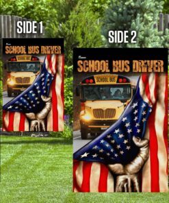 school bus driver flag 2247