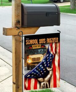 school bus driver flag 5923