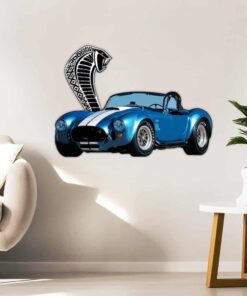 shelby cobra hanging metal sign ps593ms 4952