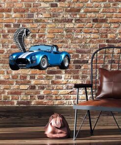 shelby cobra hanging metal sign ps593ms 5141