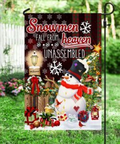 snowman flag snowmen fall from heaven unassembled lha1926f 3838