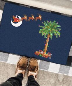 south carolina christmas doormat santa palmetto tree lnt749dm 4599