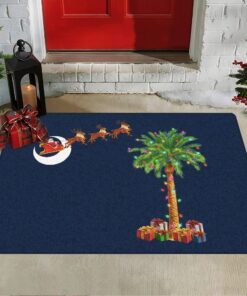 south carolina christmas doormat santa palmetto tree lnt749dm 5713