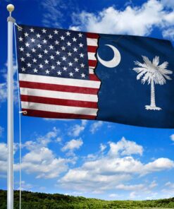 south carolina flag south carolina american grommet flag qtr255gf 4191