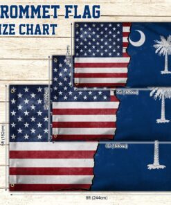 south carolina flag south carolina american grommet flag qtr255gf 6975