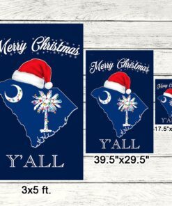 south carolina merry christmas flag mln757f 1407