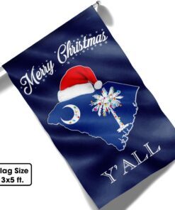 south carolina merry christmas flag mln757f 7061