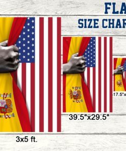 spanish and american flag tqn822f 1841