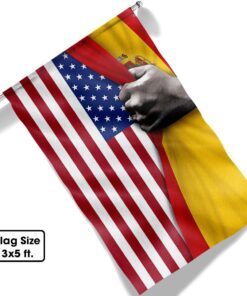 spanish and american flag tqn822f 2904