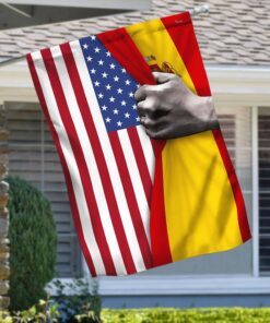 spanish and american flag tqn822f 7243