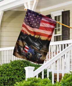 sprint car racing american flag 1283