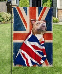 staffordshire bull terrier flag patriotic dog anl08fv4 2625