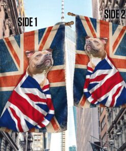 staffordshire bull terrier flag patriotic dog anl08fv4 3330