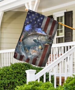 striper fishing flag 8715