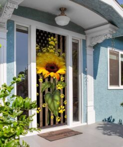 sunflower dog paw door cover 2005