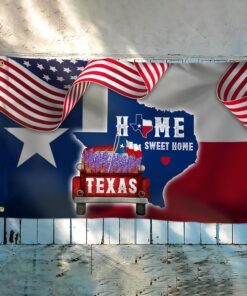 texas flag texas home sweet home grommet flag mln159gf 6570