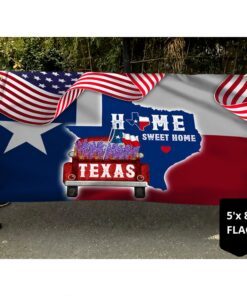 texas flag texas home sweet home grommet flag mln159gf 7149