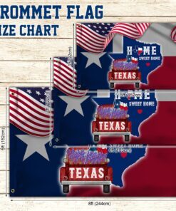 texas flag texas home sweet home grommet flag mln159gf 8436