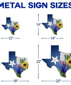 texas hanging metal sign lone state star lnt269ms 4652