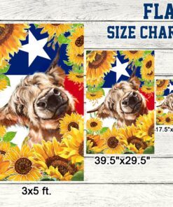 texas longhorn flag sunflower lnt120f 1531