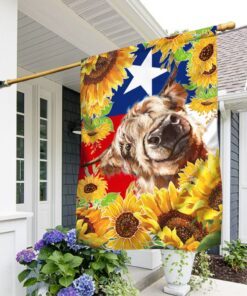 texas longhorn flag sunflower lnt120f 3850