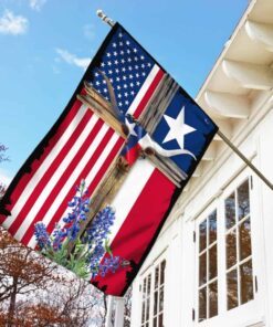 texas longhorns american flag anl119f 6877