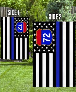 thin blue line american flag bnn231f 1760