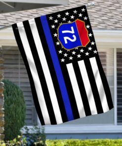 thin blue line american flag bnn231f 6532