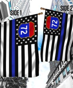 thin blue line american flag bnn231f 6876