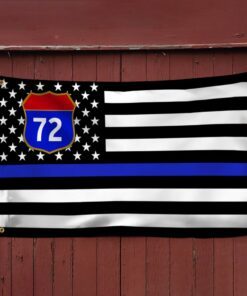 thin blue line american grommet flag bnn231gf 4564