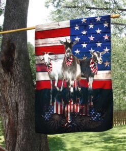 three goats american flag 2913