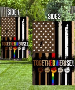 together we rise black lives matter flag 1793