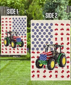 tractor farmer american flag 6309