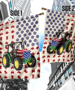 tractor farmer american flag 7814