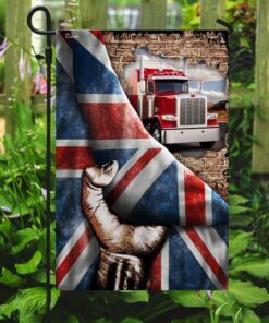 truck driver uk flag thn2105fn2 2177