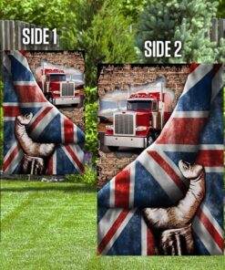 truck driver uk flag thn2105fn2 6413