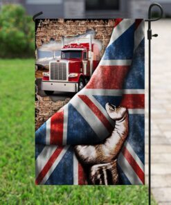 truck driver uk flag thn2105fn2 8121