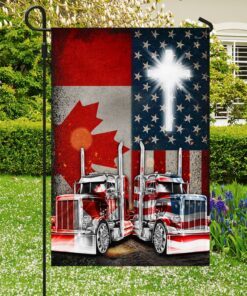 trucker flag canada and american trucker flag lha2095f 6643