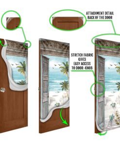 turtle beach scene door cover 7482