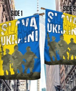 ukraine flag slava ukraini bnn84f 5389