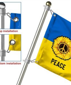 ukraine grommet flag peace love ukraine bnn607gf 7766