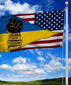 ukraine grommet flag stand with ukraine bnt519gfv2 3963