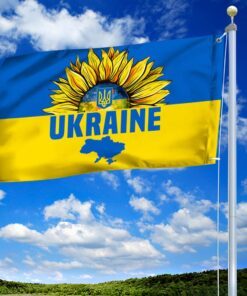 ukraine peace sunflower grommet flag ddh3385gf 8309